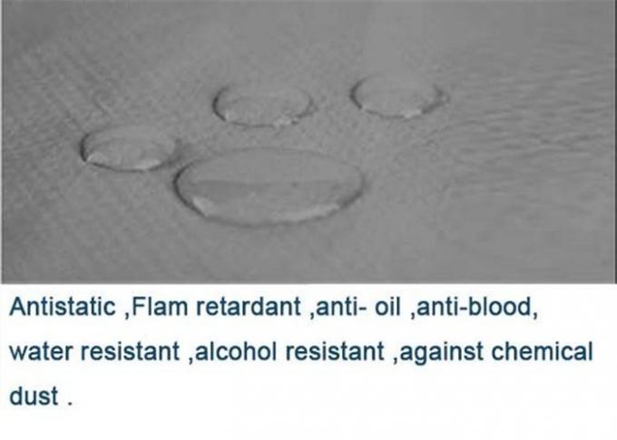 Microporous Film Laminated Disposable Lab Coats Chemical Resistant Acid Resistant