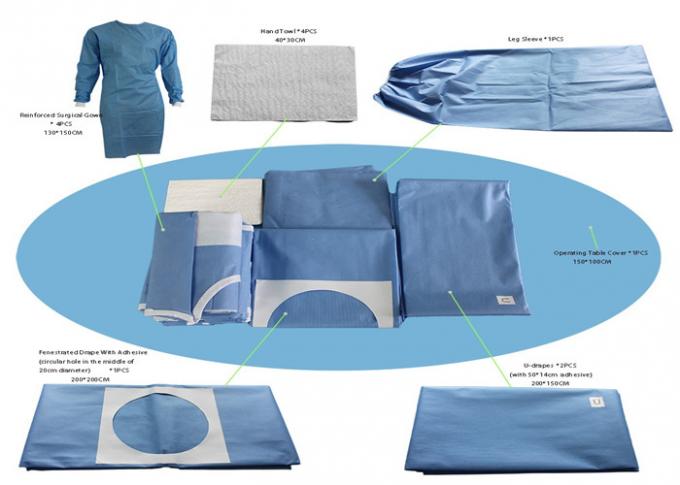 Basic Universal Disposable Surgical Drapes Polypropylene Low Lint Protecting