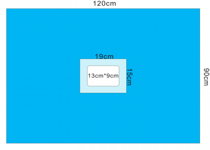Fire Resistant EO Soft Disposable Surgical Drapes Reinforcement With Self Adhesive Tape