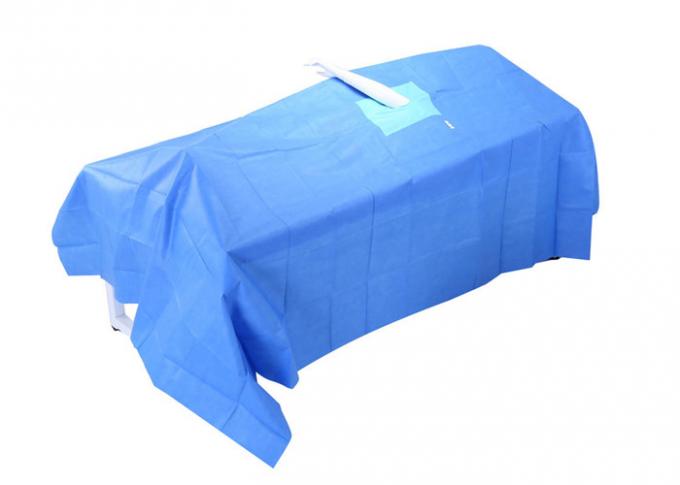 Flame Retardant Disposable Surgical Drapes High Flexibility With Adhesive Tapes