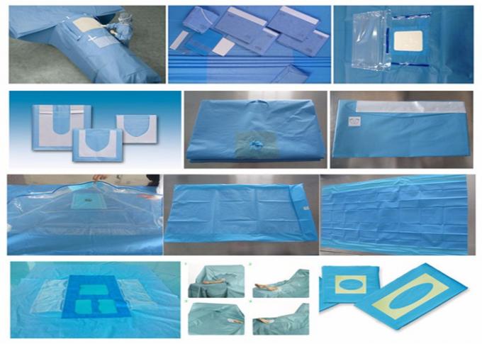 Latex Free OEM Disposable Surgical Drapes With Circle Aperture For Hospital And Beauty