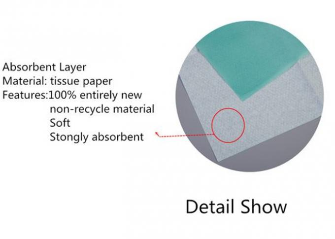 Tissue / PE Barrier Fluid Paper Aprons Disposable For Dental Surgical And Laboratory