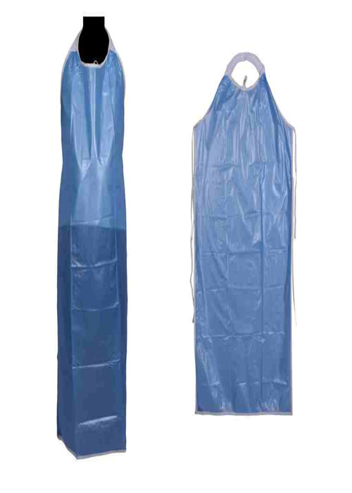 Acid Proof Disposable Plastic Aprons , Black Disposable Aprons Oil Resistant