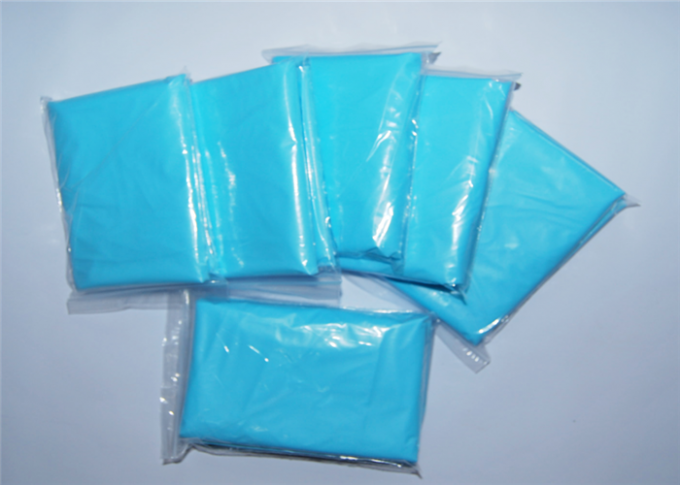 Unisex Disposable Plastic Aprons With Sleeves Water And Dust Repellent 100pcs / Bag