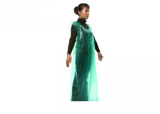 Full Length Breathable Disposable Plastic Aprons Latex Free Multicolour For Adults