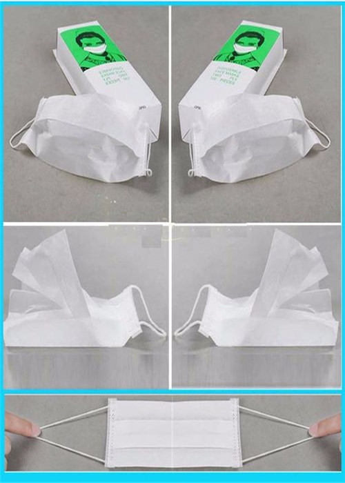 Good Sweat Absorbed Disposable Face Mask 100 pcs / Pack For Industrial Use