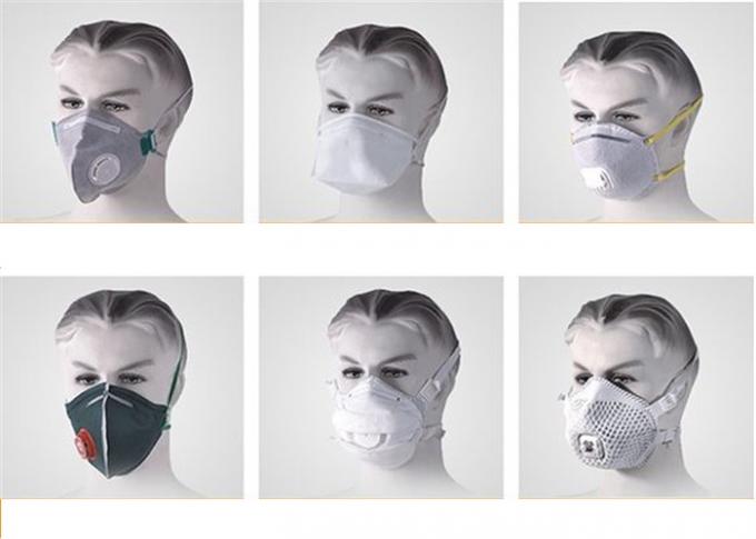 Filter Valve FFP2 Filter Dust Respirator , Disposable Face Mask Filtration Efficiancy ≥ 94%