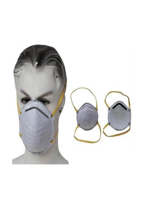 Fiberglass Free Disposable Face Mask , Active Carbon Face Mask Respirator Without Valve