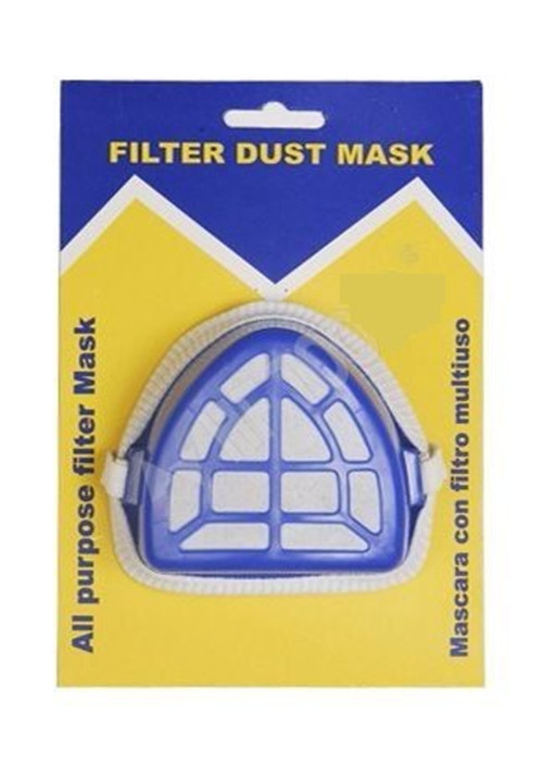 Triangle Shape Replaceable Plastic Shelled Filter Disc Dust Mask Single Packed With Header Card
