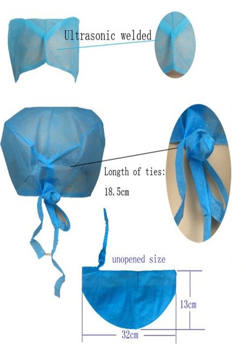 Personal Hygienic Disposable Hair Cover Sterile Environmental Protection