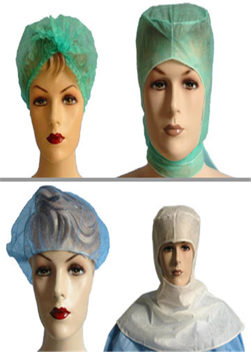 With 2/3 Ply Face Mask Head Strap Disposable Scrub Caps Colored Astronaut Hats