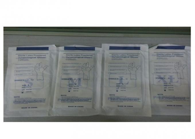 Anti Bacteria Disposable Gloves Nature latex Provide Softness For Medical Gynecology Use