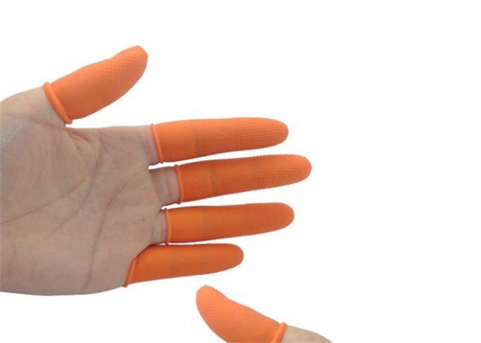 Abrasion Resistant Disposable Medical Gloves , Soft Convenient Disposable Finger Cots