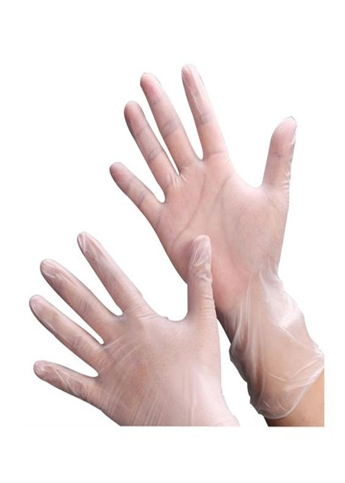 Clear Vinyl Disposable Medical Gloves Powder Free Or Powdered With CE FDA ISO