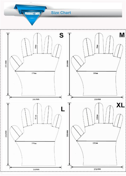 CPE Transparent Disposable Protective Gloves Polyethylene For Food Processing