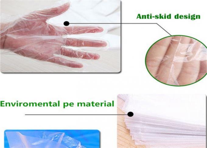 Biodegradable TPE Disposable Protective Gloves , Disposable Gloves For Food Catering Bakery