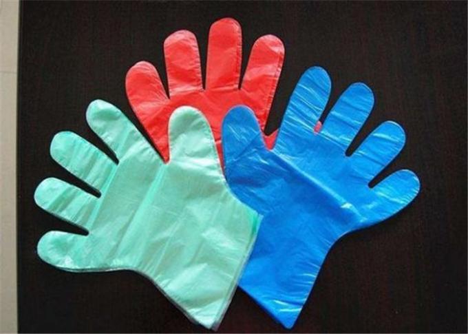 Transparent Lightweight Disposable Protective Gloves Poly With CE ISO FDA