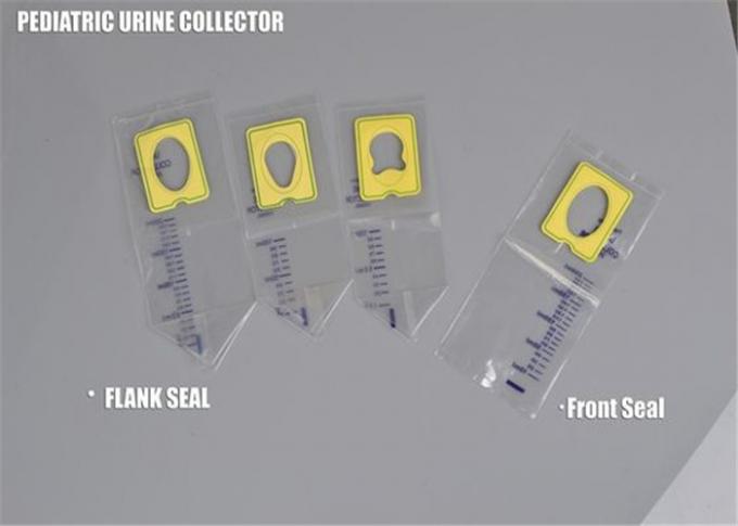 Adhesive Paper Disposable Urine Collection Bag For Infants With Flank Or Front Seal