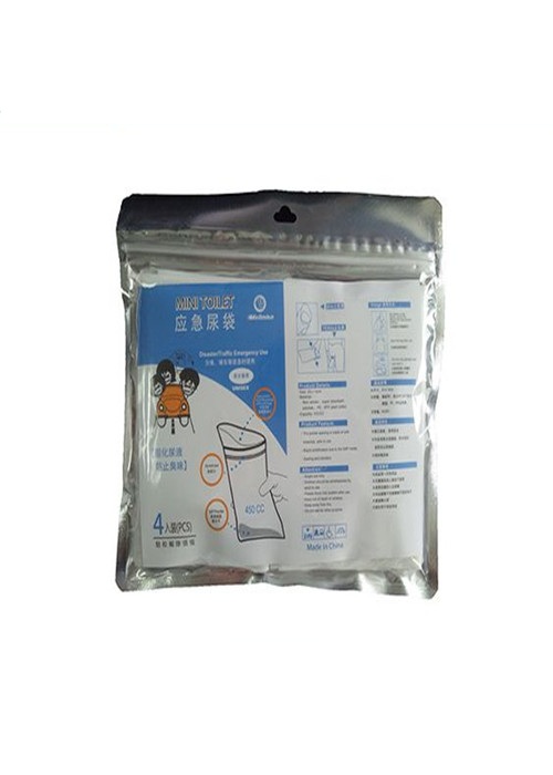 Unisex 600 cc Disposable Pee Bags Portable Camping Use For Emergency Situation