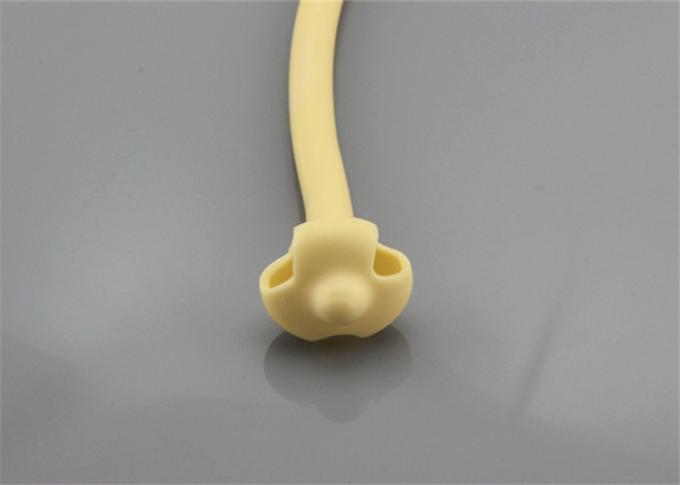 Mushroom Tip Natural Latex Single Use Catheters Smooth Tube FR10 - FR24 Used In Medical