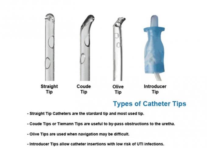 Comfort Three Way Disposable Female Catheters Anti Bacterial With Hard Valve