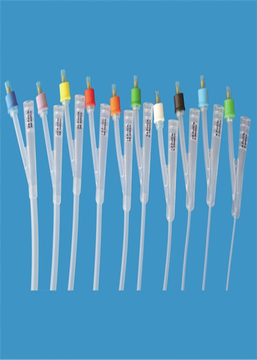 Non Sterile Single Use Catheters ISO Approved With Color Coded Connector