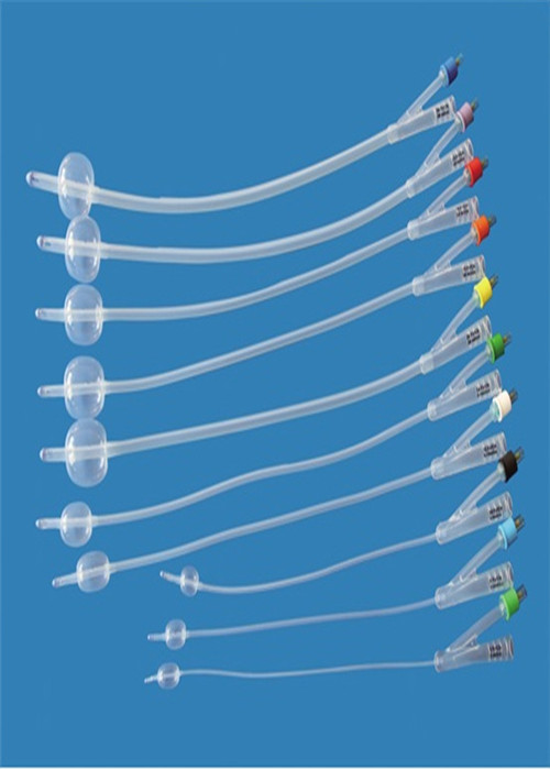 Non Sterile Single Use Catheters ISO Approved With Color Coded Connector