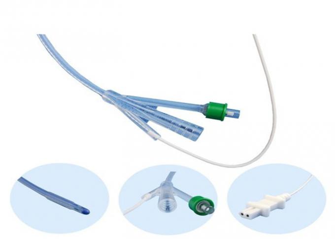 EO Sterile Silicone Disposable Urinary Catheters 2 Way With Temperature Sensor