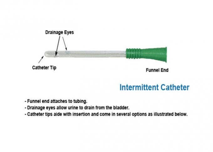 Color-Coding PVC Rectal Tube Disposable Urinary Catheters , Male Catheter Straight