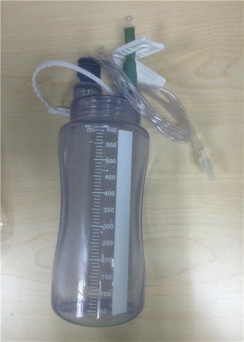600ml /1000ml Disposable Wound Drainage System , Closed Vacuum Drainage Bottle