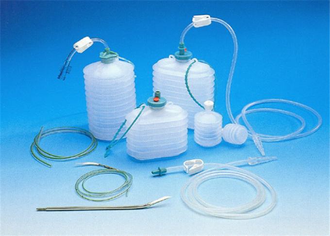 Ethylene Oxide Sterile Clear Wound Suction Drainage System For Drain Care
