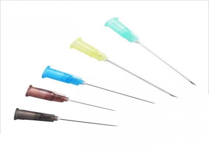 Non Toxic Steriel Disposable Hypodermic Needle Color Coded For Injection
