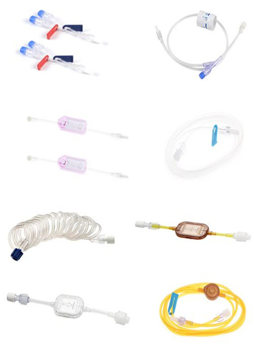 DEHP Free Disposable Medical Consumables Transparent Catheter Extension Tubing