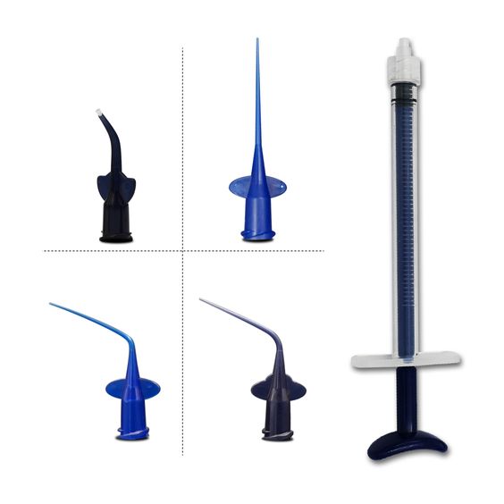 Straight Tip Sterile Plastic Disposable Periodontal Needle For Dental Clinic